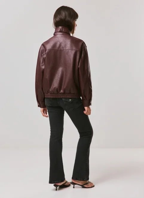 jaqueta bomber gola fivela jaqueta bomber gola fivela