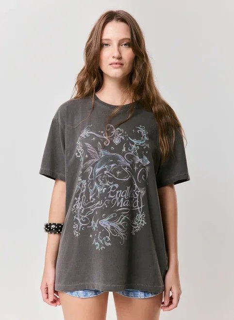 camiseta oversized estonada magic camiseta oversized estonada magic