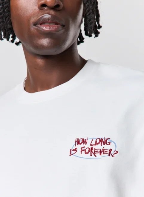 camiseta relaxed malhão bordado forever camiseta relaxed malhão bordado forever