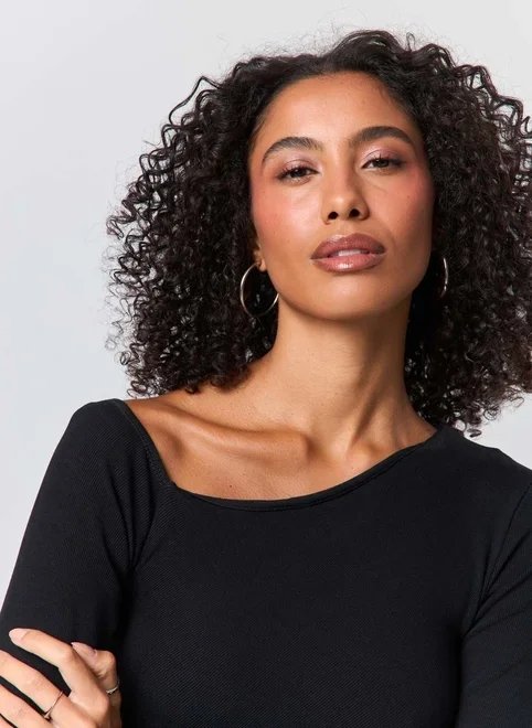 vestido midi manga longa assimétrico vestido midi manga longa assimétrico