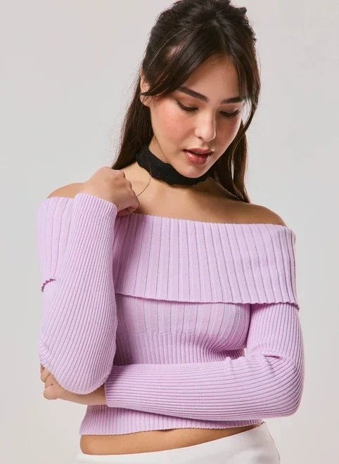 blusa manga longa tricô pala dobrada blusa manga longa tricô pala dobrada