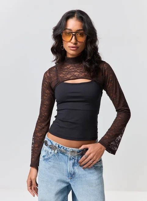 super cropped renda marrom super cropped renda marrom