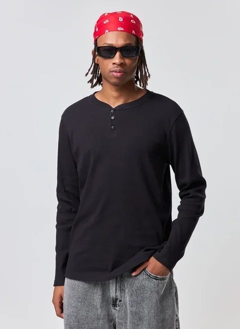 camiseta manga longa slim ribana camiseta manga longa slim ribana