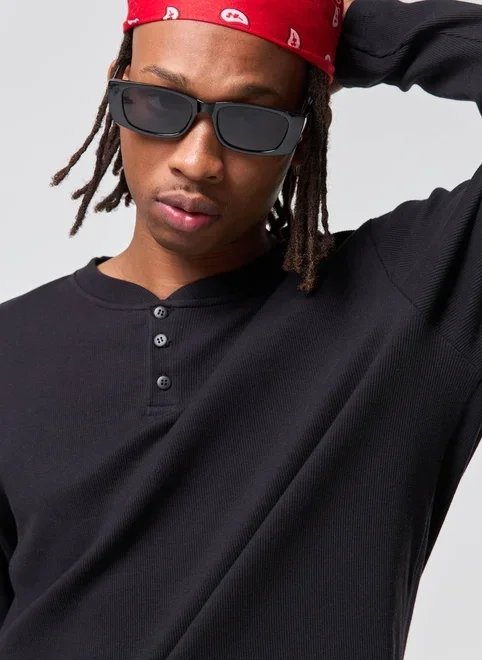 camiseta manga longa slim ribana camiseta manga longa slim ribana