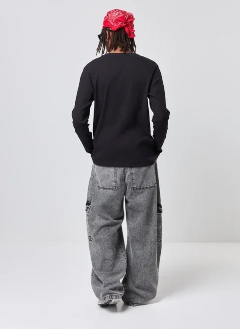 camiseta manga longa slim ribana camiseta manga longa slim ribana