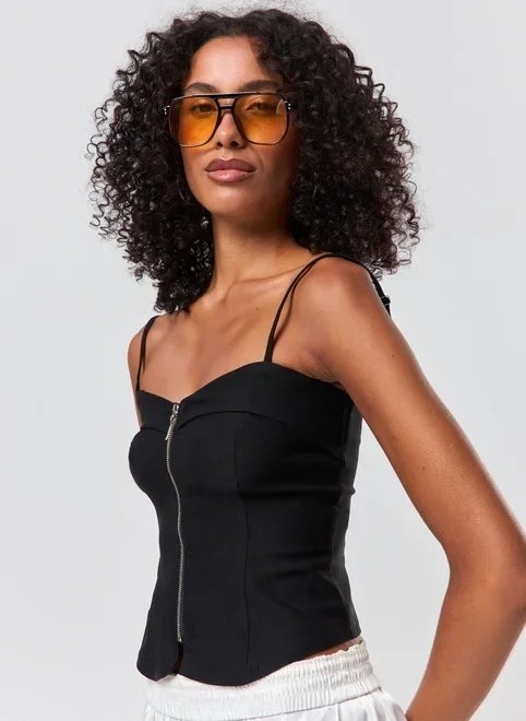 regata bengaline zíper pala dobrada regata bengaline zíper pala dobrada