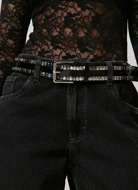 cinto preto tachas cinto preto tachas