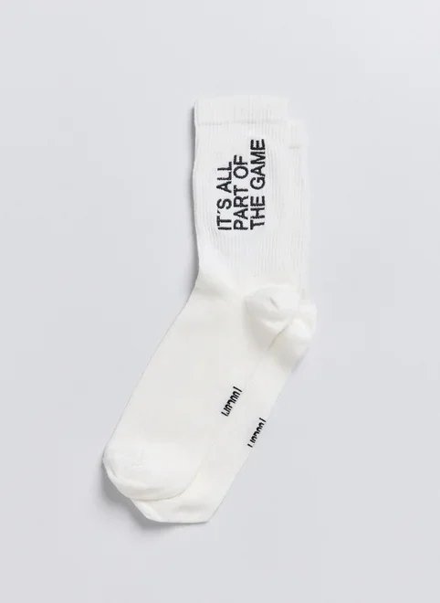 meia off-white bordado frase meia off-white bordado frase