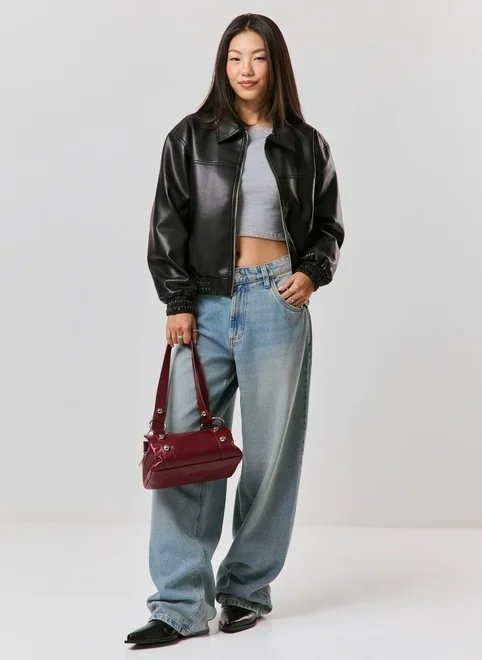 jaqueta bomber poliuretano jaqueta bomber poliuretano
