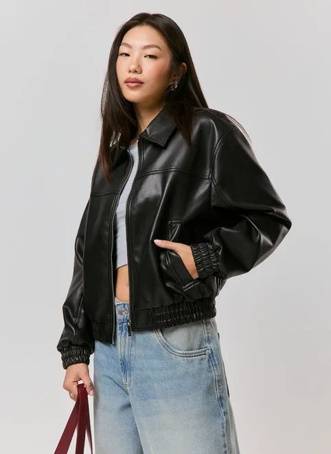 jaqueta bomber poliuretano jaqueta bomber poliuretano