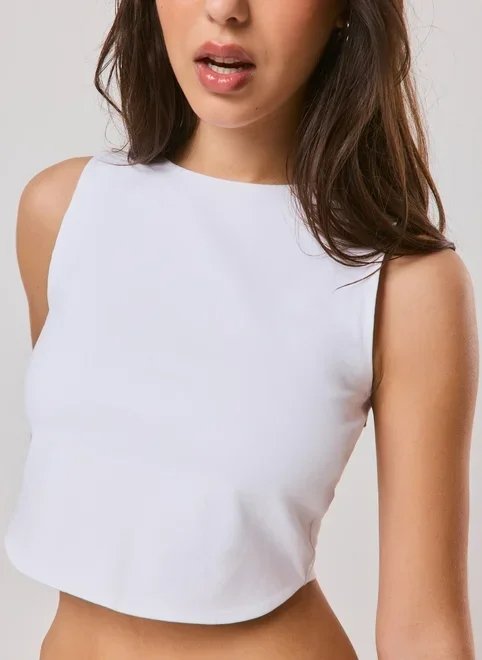 regata justo decote halter regata justo decote halter
