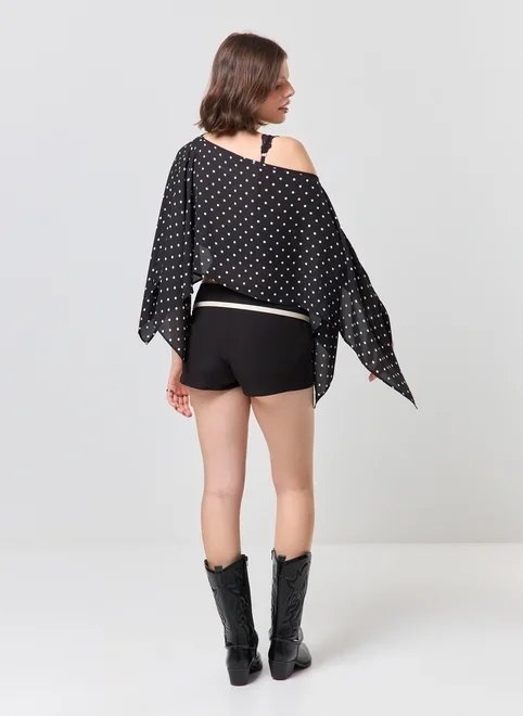 blusa capa poá blusa capa poá