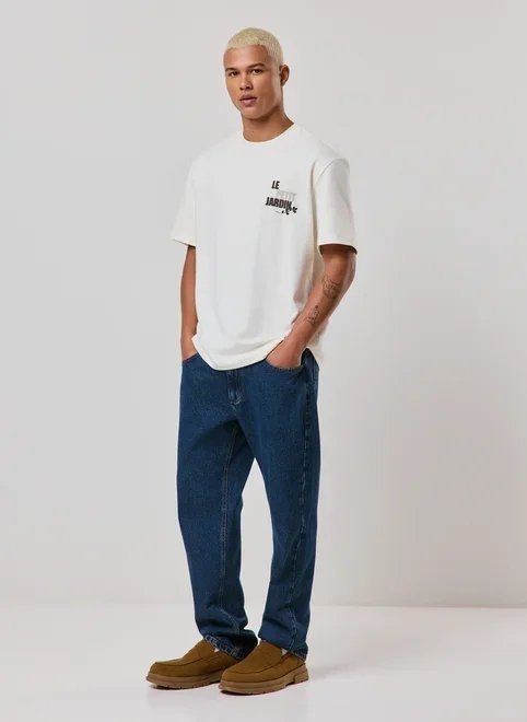 camiseta comfort estampa floral camiseta comfort estampa floral