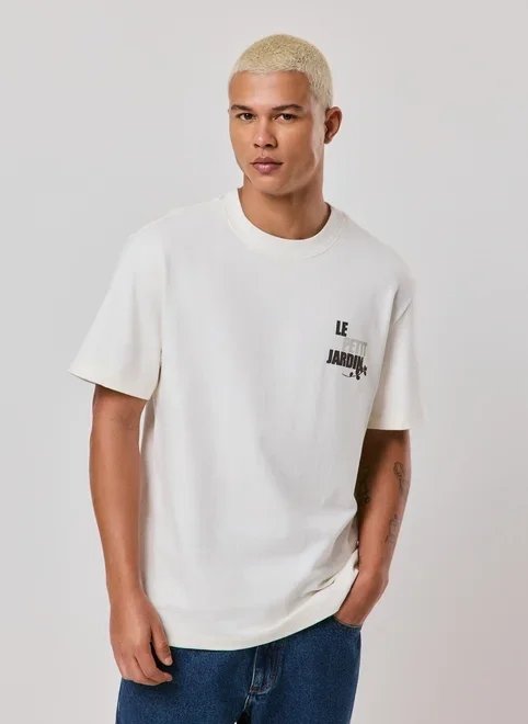 camiseta comfort estampa floral camiseta comfort estampa floral