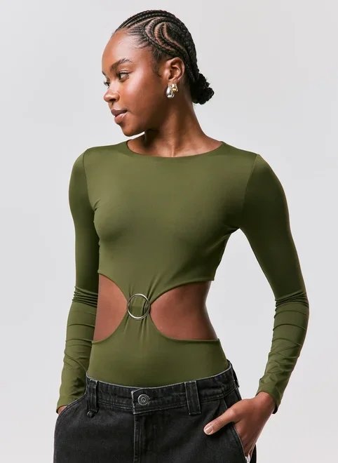 body manga longa laterais abertas body manga longa laterais abertas