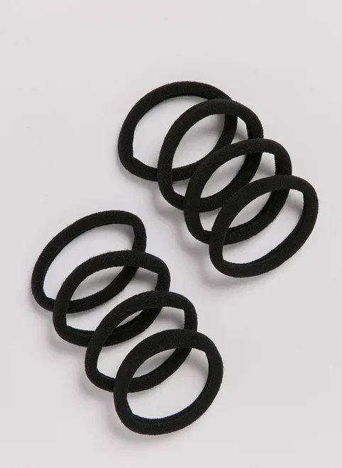 kit 8 borrachinhas de cabelo kit 8 borrachinhas de cabelo