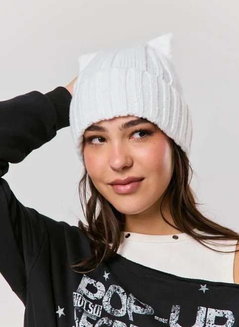 gorro tricô orelhinhas gorro tricô orelhinhas