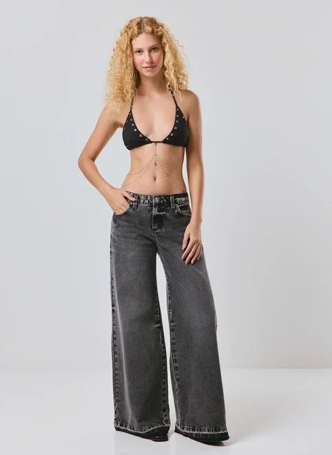 calça jeans pantalona premium calça jeans pantalona premium