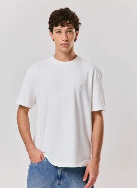 camiseta comfort atoalhada camiseta comfort atoalhada