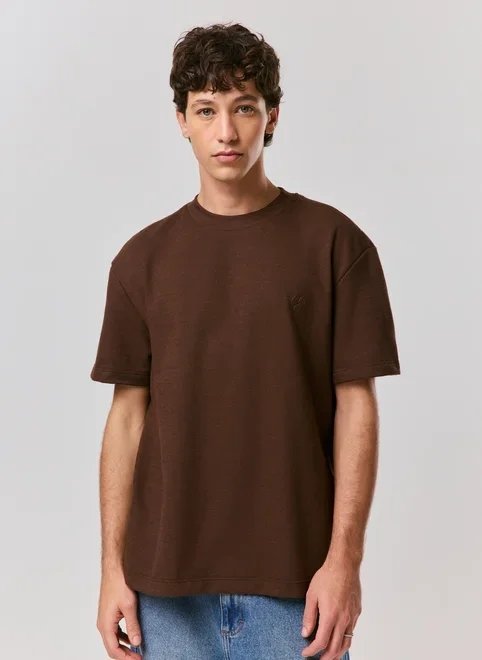 camiseta comfort atoalhada camiseta comfort atoalhada