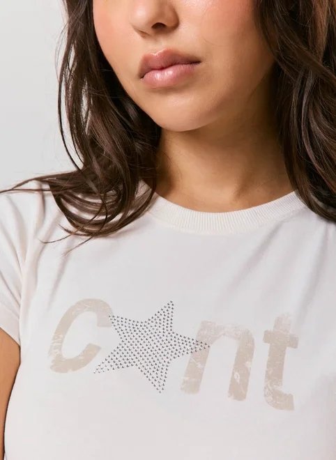 blusa c*nt strass blusa c*nt strass