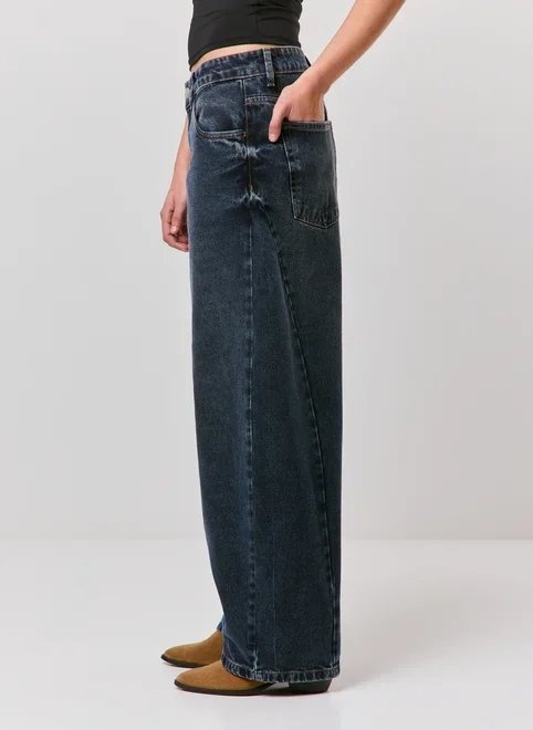 calça jeans barrel low rise calça jeans barrel low rise