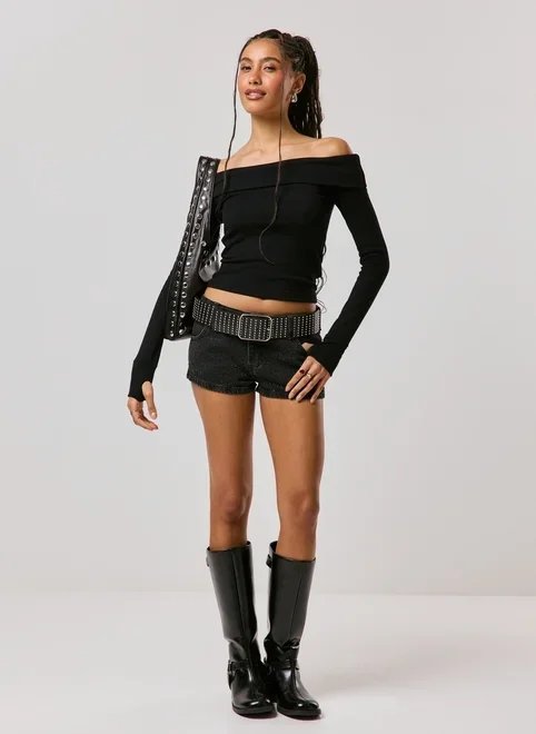 short jeans preto cintura baixa brilhos short jeans preto cintura baixa brilhos