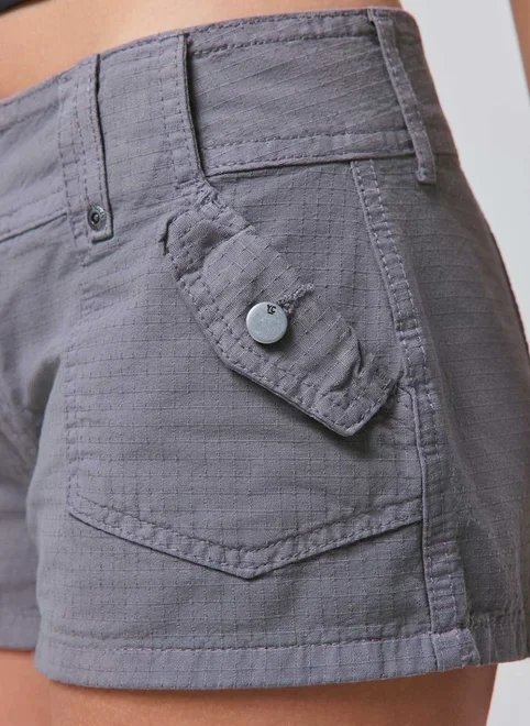 microshort cargo em algodão microshort cargo em algodão