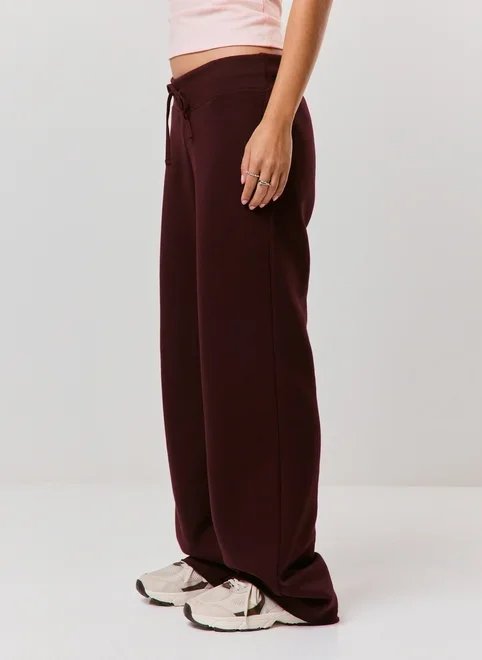 calça flare moletom cintura média calça flare moletom cintura média