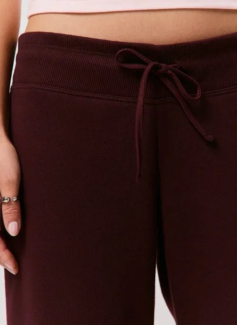 calça flare moletom cintura média calça flare moletom cintura média