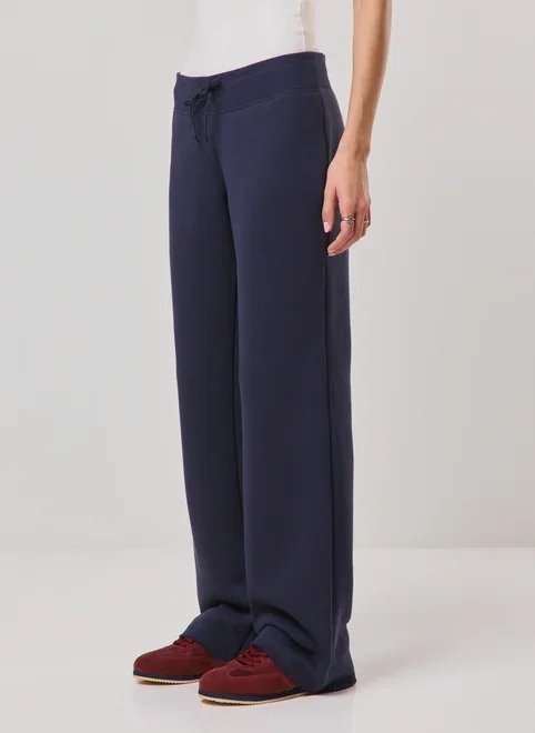 calça flare moletom cintura média calça flare moletom cintura média