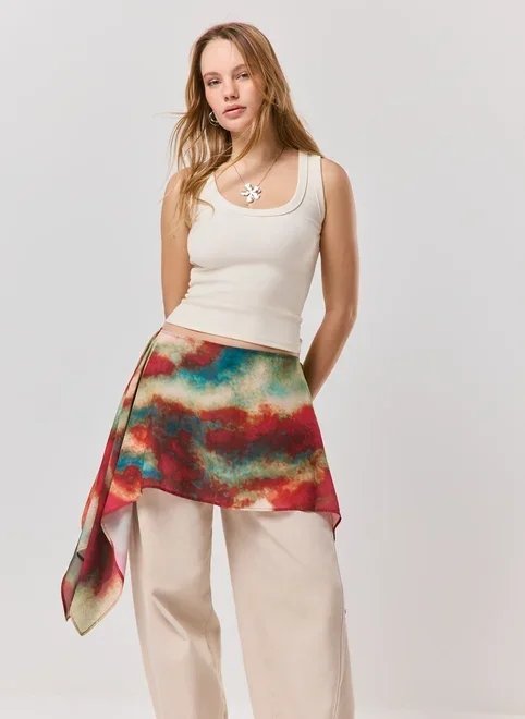 blusa capa estampa abstrata blusa capa estampa abstrata