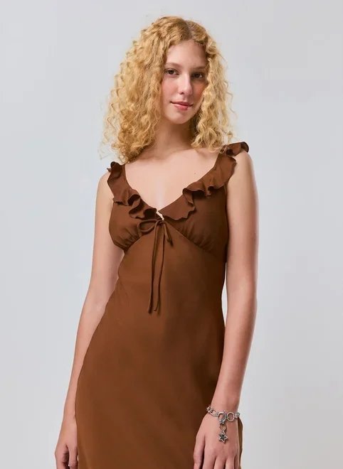vestido longo amarração frontal vestido longo amarração frontal