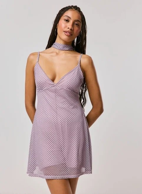 vestido tule poá amarração vestido tule poá amarração