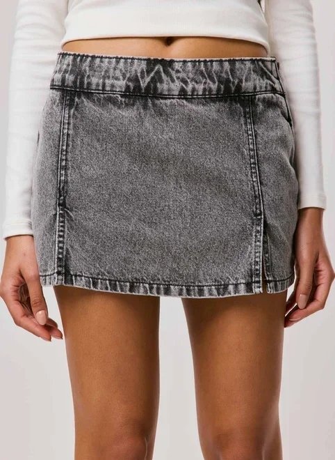 saia jeans cintura baixa reta saia jeans cintura baixa reta