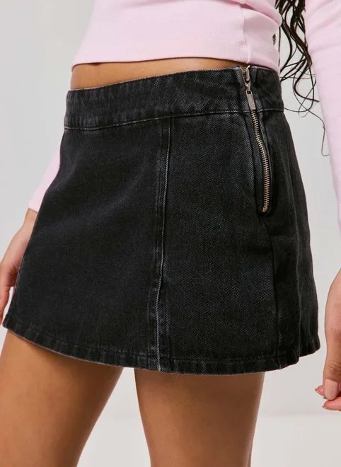 saia jeans cintura baixa reta saia jeans cintura baixa reta