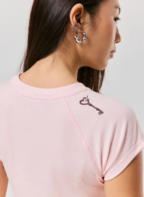 blusa coração cadeado blusa coração cadeado