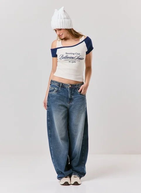 blusa raglan ombro caído sporting club blusa raglan ombro caído sporting club