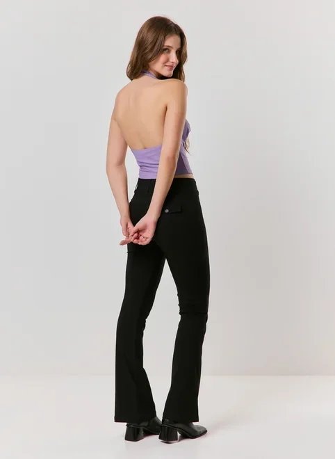 blusa poliamida lilás frente única degagê blusa poliamida lilás frente única degagê