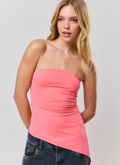 blusa assimétrica drapeada blusa assimétrica drapeada