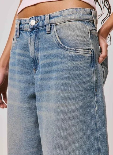 calça jeans cintura baixa super wide leg calça jeans cintura baixa super wide leg