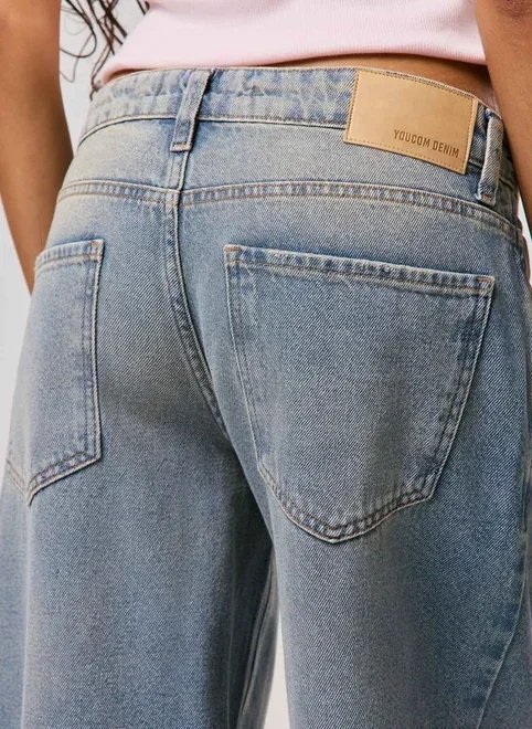 calça jeans cintura baixa super wide leg calça jeans cintura baixa super wide leg