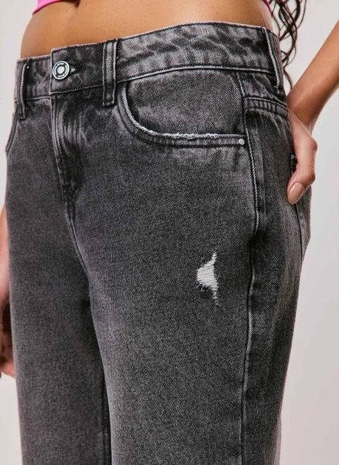 calça jeans flare estonada calça jeans flare estonada