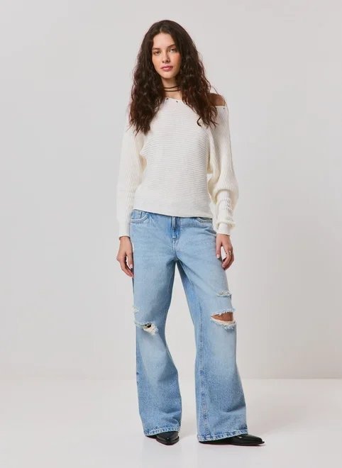 calça jeans cintura baixa destroyed calça jeans cintura baixa destroyed