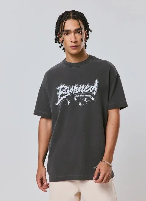 camiseta relaxed malhão estonado camiseta relaxed malhão estonado