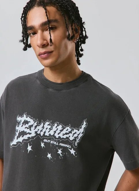 camiseta relaxed malhão estonado camiseta relaxed malhão estonado