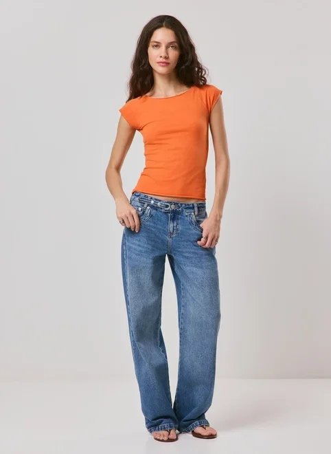 blusa corte a fio laranja blusa corte a fio laranja
