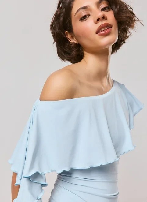 blusa ombro a ombro babado flow blusa ombro a ombro babado flow