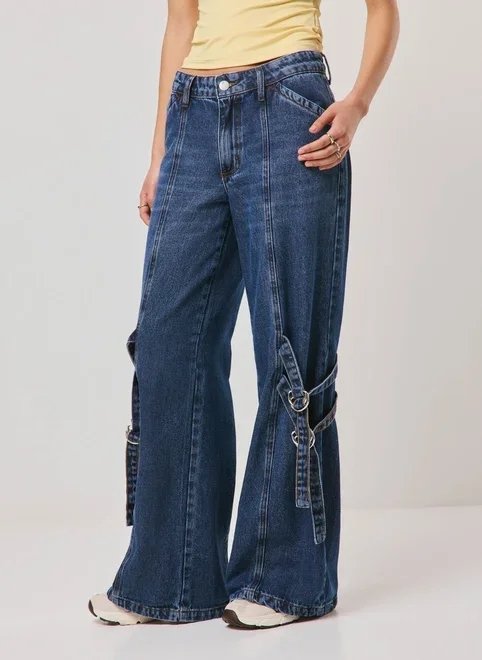 calça wide leg statement calça wide leg statement