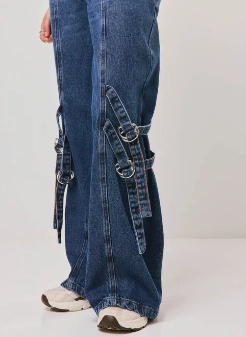 calça wide leg statement calça wide leg statement